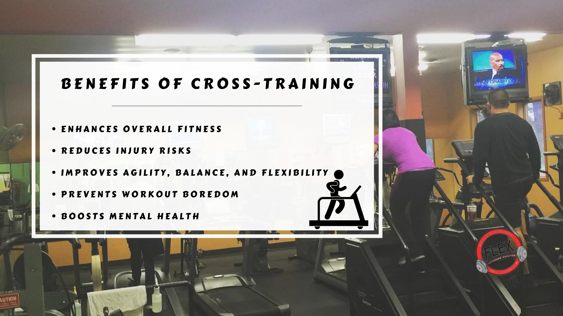 Infographic image of benefits of cross-training