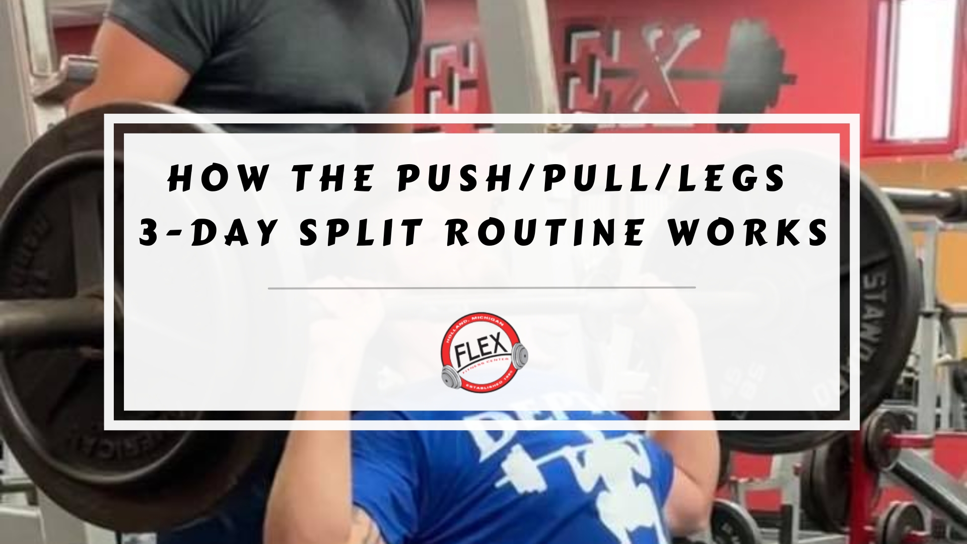 Featured image of how the push/pull/legs 3-day split routine works